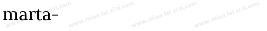 marta字体转换