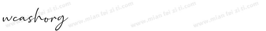 wcashorg2字体转换