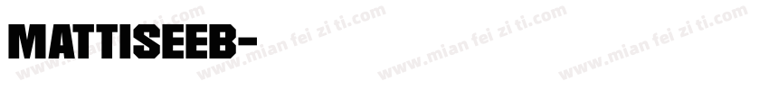 MattiseEB字体转换