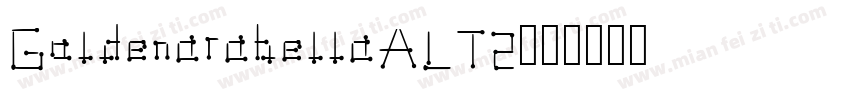 GoldenarabellaALT2字体转换