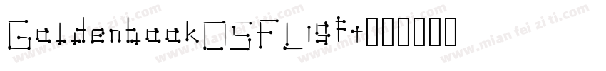 GoldenbookOSFLigft字体转换