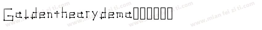 Goldentheorydemo字体转换
