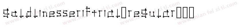 goldlinesseriftrial-regular字体转换