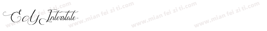 EYInterstate字体转换