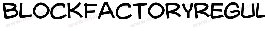 BlockFactoryRegular-G7qy字体转换