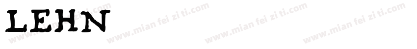 LEHN140字体转换