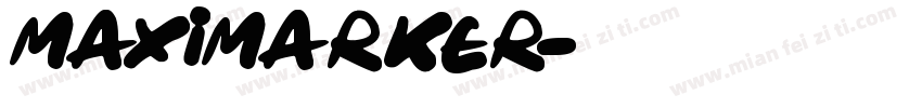 MaxiMarker字体转换