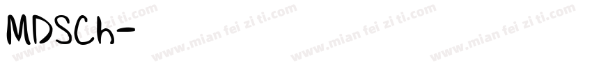 MDSCh字体转换