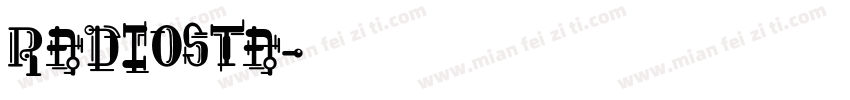 RADIOSTA字体转换
