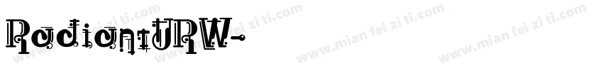 RadiantURW字体转换
