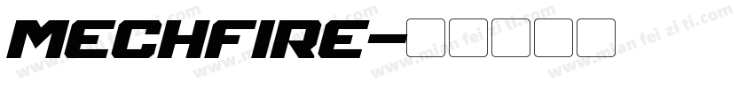 Mechfire字体转换