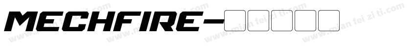 Mechfire字体转换