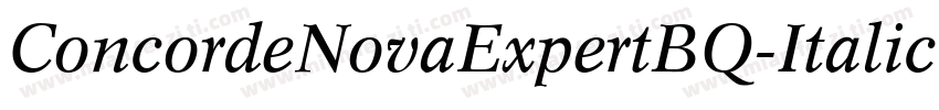 ConcordeNovaExpertBQ-ItalicOsF字体转换