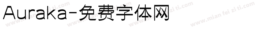Auraka字体转换