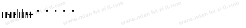cosmetology字体转换