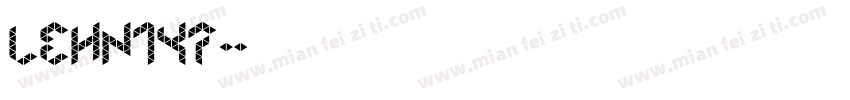 LEHN147字体转换