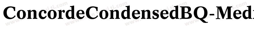 ConcordeCondensedBQ-Medium字体转换