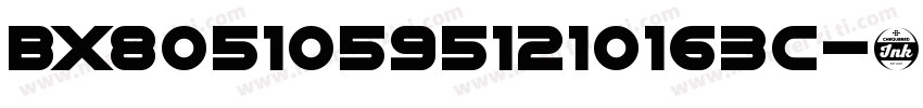 bx805105951210163c字体转换