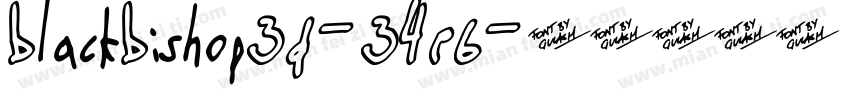 BlackBishop3D-34E6字体转换