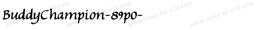 BuddyChampion-89p0字体转换