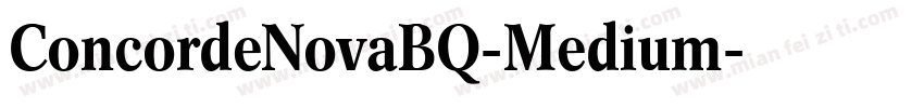 ConcordeNovaBQ-Medium字体转换