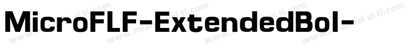 MicroFLF-ExtendedBol字体转换