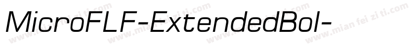MicroFLF-ExtendedBol字体转换