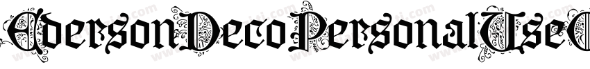 EdersonDecoPersonalUseOnly-PY2B字体转换