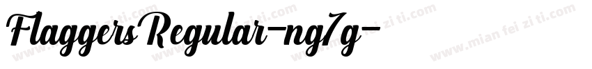 FlaggersRegular-ng7g字体转换