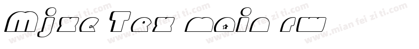 MJXc-TeX-main-Rw字体转换