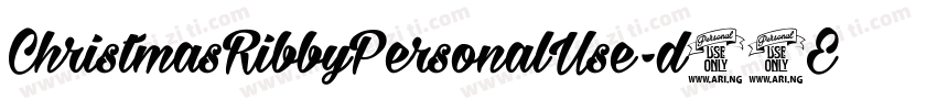 ChristmasRibbyPersonalUse-d99EK字体转换