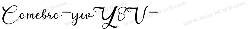 Comebro-ywY8V字体转换