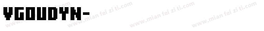 VGOUDYN字体转换