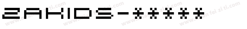 ZAKIDS字体转换