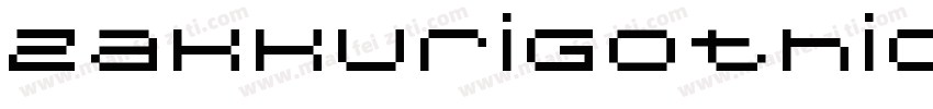 ZakkuriGothic-BLK-1.字体转换