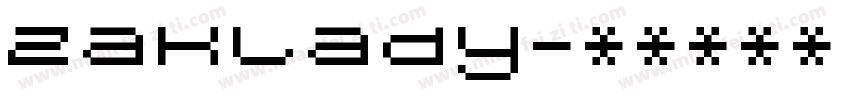 Zaklady字体转换