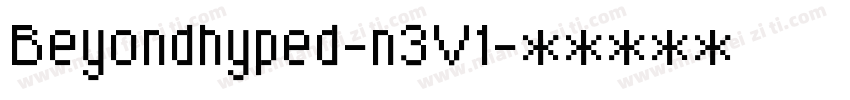 Beyondhyped-n3V1字体转换