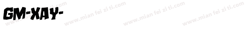 gm-xay字体转换