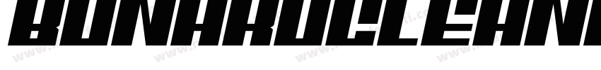 BonaroCleanItalicDemoCleanItalic-PKV6d字体转换