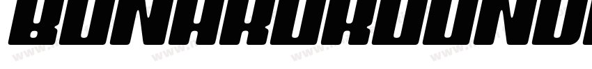 BonaroRoundedItalicDemoRoundedItalic-0WvMP字体转换