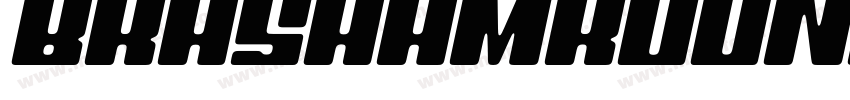BrashamRoundedItalicDemoRoundedItalic-2Ov2d字体转换
