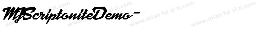 MJScriptoniteDemo字体转换