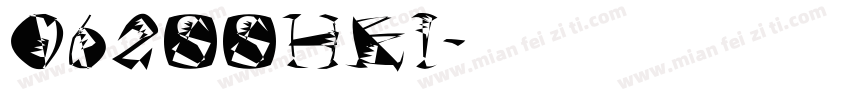 062SShei字体转换