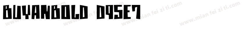 BuyanBold-d95e7字体转换