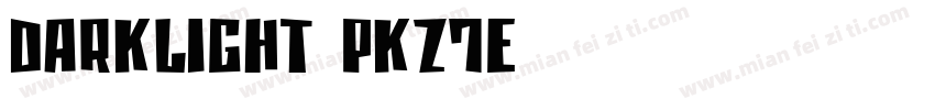 Darklight-PKZ7E字体转换