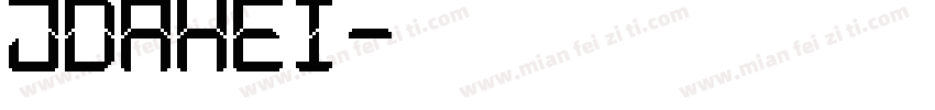 Jdahei字体转换
