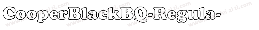 CooperBlackBQ-Regula字体转换