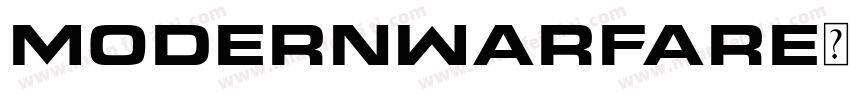 ModernWarfare字体字体转换