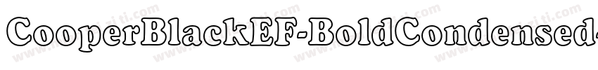CooperBlackEF-BoldCondensed字体转换