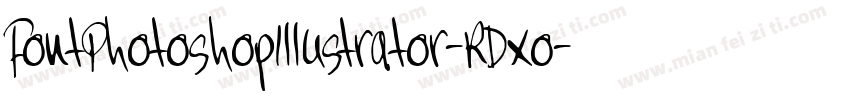 FontPhotoshopIllustrator-RDxo字体转换